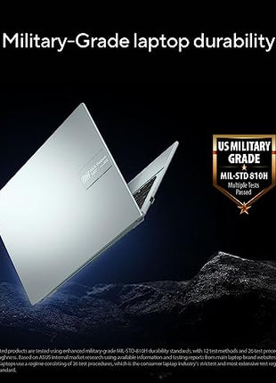 ASUS Vivobook Go 14 (2023), AMD Ryzen 3 7320U, Thin & Light Laptop, 14-inch (35.56 cm) FHD, (8GB RAM /512GB SSD/Windows 11/Office 2021/Alexa Built-in/Grey Green/1.38 kg), E1404FA-NK323WS 