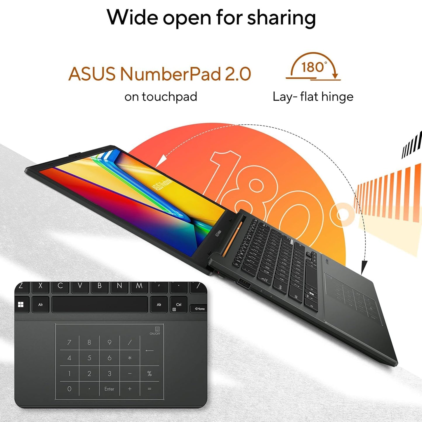ASUS Vivobook Go 14, AMD Ryzen 5 7520U, 16GB RAM, 512GB SSD, FHD 14", Windows 11, Office Home 2024, M365 Basic (1Year)*, Black, 1.38kg, E1404FA-EB2542WS, AMD Radeon iGPU, 42WHrs, Thin & Light Laptop 