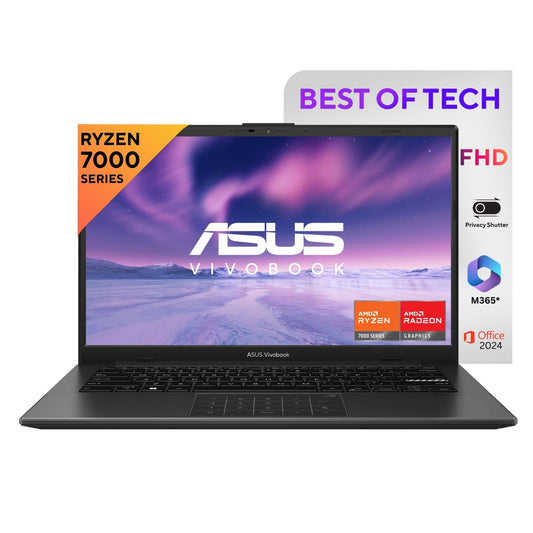 ASUS Vivobook Go 14 Ryzen 3 7320U 8GB RAM 512GB SSD Mixed Black 