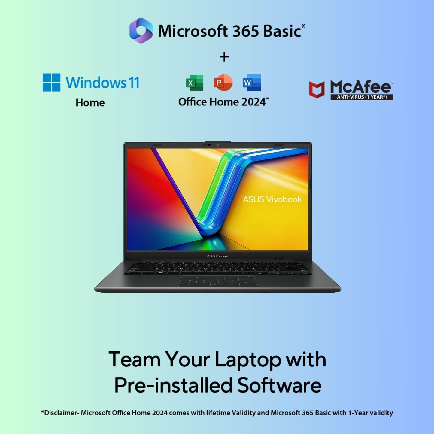 ASUS Vivobook Go 14 Ryzen 3 7320U 8GB RAM 512GB SSD Mixed Black 