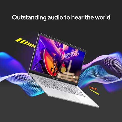 ASUS Vivobook Go 14 (2023), AMD Ryzen 5 7520U, 14-inch (35.56 cm) FHD, Thin & Light Laptop (8GB/512GB SSD/Windows 11/Office 2021/Alexa Built-in/Silver/1.38 kg), E1404FA-NK521WS 