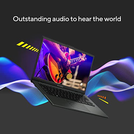 ASUS Vivobook Go 14, Thin and Light Laptop, AMD Ryzen 3 7320U, 14" (35.56 cm) FHD, (8 GB RAM/512GB SSD/Windows 11/Office 2021/42WHr /Black/1.38 kg), E1404FA-NK325WS 