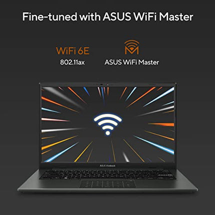 ASUS Vivobook Go 14, Thin and Light Laptop, AMD Ryzen 3 7320U, 14" (35.56 cm) FHD, (8 GB RAM/512GB SSD/Windows 11/Office 2021/42WHr /Black/1.38 kg), E1404FA-NK325WS 