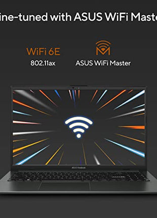 ASUS Vivobook Go 15 (2023), AMD Ryzen 5 7520U, 15.6" (39.62 cm) FHD, Thin & Light Laptop (16GB/512GB SSD/Windows 11/Office 2021/Alexa Built-in/Mixed Black/1.63 kg), E1504FA-NJ542WS 