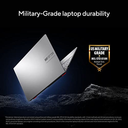 ASUS Vivobook Go 15, AMD Ryzen 3 7320U Thin & Light Laptop(AMD Radeon iGPU/8GB RAM/512GB SSD/FHD/15.6"/60Hz/Windows 11/M365 Basic (1Year)*/Office Home 2024/Cool Silver/1.63 Kg) E1504FA-NJ131WS 