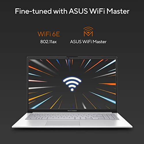 ASUS Vivobook Go 15, AMD Ryzen 3 7320U Thin & Light Laptop(AMD Radeon iGPU/8GB RAM/512GB SSD/FHD/15.6"/60Hz/Windows 11/M365 Basic (1Year)*/Office Home 2024/Cool Silver/1.63 Kg) E1504FA-NJ131WS 