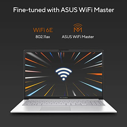 ASUS Vivobook Go 15, AMD Ryzen 3 7320U Thin & Light Laptop(AMD Radeon iGPU/8GB RAM/512GB SSD/FHD/15.6"/60Hz/Windows 11/M365 Basic (1Year)*/Office Home 2024/Cool Silver/1.63 Kg) E1504FA-NJ131WS 