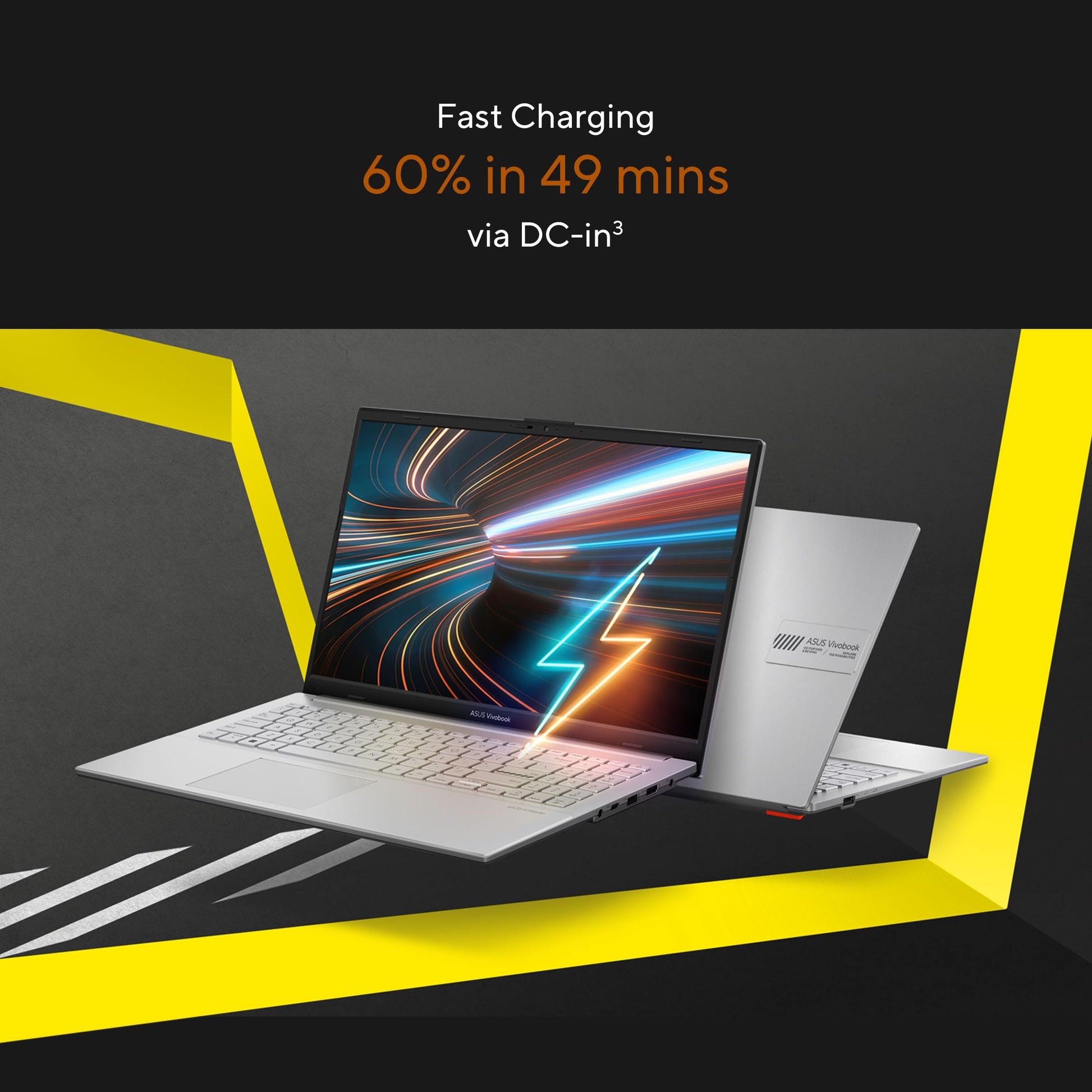ASUS Vivobook Go 15, AMD Ryzen 3 7320U Thin & Light Laptop(AMD Radeon iGPU/8GB RAM/512GB SSD/FHD/15.6"/60Hz/Windows 11/M365 Basic (1Year)*/Office Home 2024/Cool Silver/1.63 Kg) E1504FA-NJ131WS 