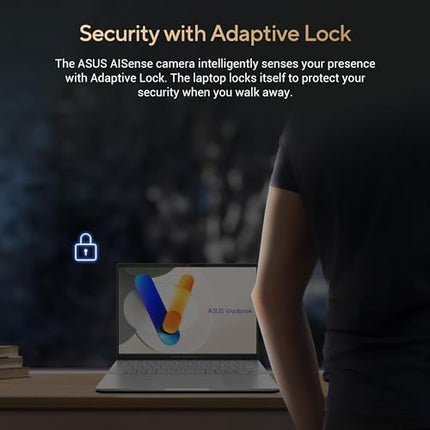 ASUS Vivobook S14,AMD Ryzen AI 9 HX 370,Copilot+ AI PC(AMD Radeon 890M iGPU/50TOPS/24GB RAM/512GB SSD/3K OLED/14/120Hz/Backlit Keyboard/Windows 11/Office 2021/Cool Silver/1.30 kg) M5406WA-PP962WS 