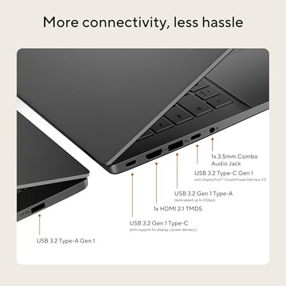 ASUS Vivobook S14, Smartchoice, AMD Ryzen AI 7 350, 16GB RAM, 1TB SSD, FHD+ 14", Windows 11, Office 2024, M365 Basic (1Year), Matte Gray, 1.4Kg, M3407KA-SF049WS, 50 Tops,Metallic Design, Copilot AI PC 