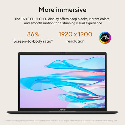 ASUS Vivobook S14, Smartchoice, AMD Ryzen AI 7 350, 16GB RAM, 1TB SSD, FHD+ 14", Windows 11, Office 2024, M365 Basic (1Year), Matte Gray, 1.4Kg, M3407KA-SF049WS, 50 Tops,Metallic Design, Copilot AI PC 