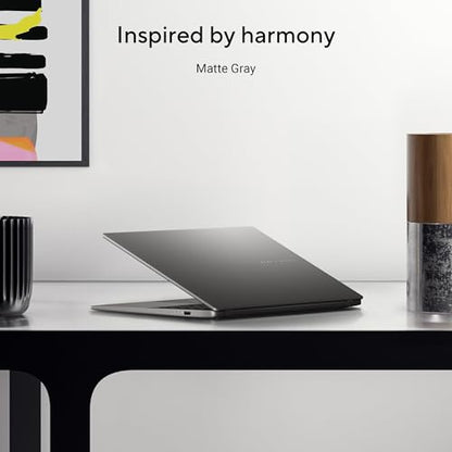 ASUS Vivobook S14, Intel Core Ultra 5 225H, Metallic Design Laptop (Intel iGPU/16GB RAM/512GB SSD/FHD+/14"/60Hz/Windows 11/M365 Basic (1Year)*/Office Home 2024/Matte Gray/1.4 Kg) S3407CA-LY057WS 