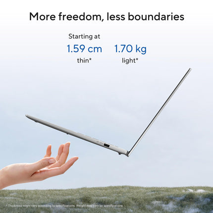 ASUS Vivobook S16,Intel Core Ultra 5 225H,AI PC(Intel Arc iGPU/16GB RAM/512GB SSD/FHD/16/60Hz/Backlit Keyboard/70Whr/Windows 11/M365 Basic(1Year)*/Office Home 2024/Cool Silver/1.7 Kg) S3607CA-SH071WS 