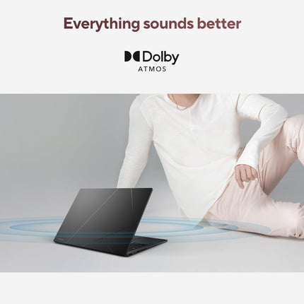 ASUS Zenbook 14, Smartchoice,AMD Ryzen AI 5 340, AI PC(AMD Radeon Graphics/16GB RAM/512GB SSD/3K OLED/14/120Hz/Windows 11/M365 Basic (1Year)*/Office Home 2024/Jade Black/1.2 Kg) UM3406KA-PP240WS 