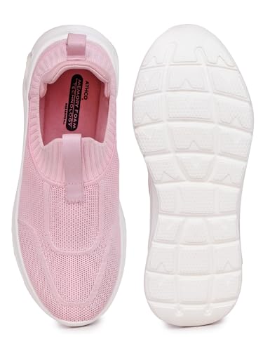 ATHCO Women's Wonder Pink Running Shoes Memory Foam Cushioning Soft Insole UK 