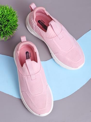 ATHCO Women's Wonder Pink Running Shoes Memory Foam Cushioning Soft Insole UK 