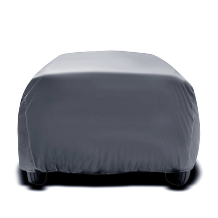 AUCTIMO Compatible With Honda City Car Cover Waterproof/Honda City Car Cover/Honda City Cover/Honda City Cover Waterproof With Triple Stitched Fully Elastic Ultra Surface Body Protection (Grey Look) 