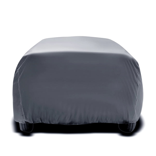 AUCTIMO Compatible With Honda City Car Cover Waterproof/Honda City Car Cover/Honda City Cover/Honda City Cover Waterproof With Triple Stitched Fully Elastic Ultra Surface Body Protection (Grey Look) 