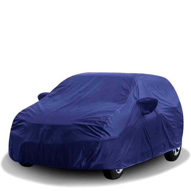 AUCTIMO® Honda City Zx Car Cover Waterproof/Honda City Cover with Triple Stitched Fully Elastic Ultra Surface Body Protection (Navy Blue) 
