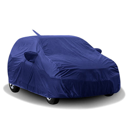 AUCTIMO® Honda City Zx Car Cover Waterproof/Honda City Cover with Triple Stitched Fully Elastic Ultra Surface Body Protection (Navy Blue) 