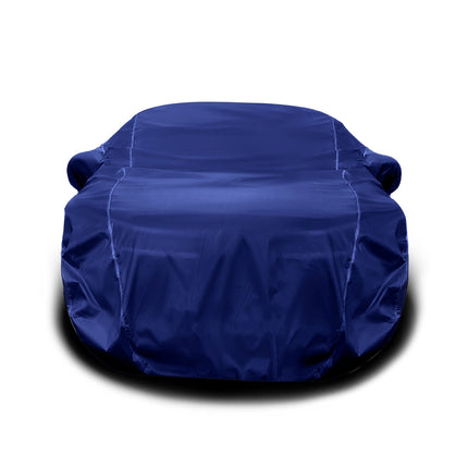 AUCTIMO® Honda City Zx Car Cover Waterproof/Honda City Cover with Triple Stitched Fully Elastic Ultra Surface Body Protection (Navy Blue) 