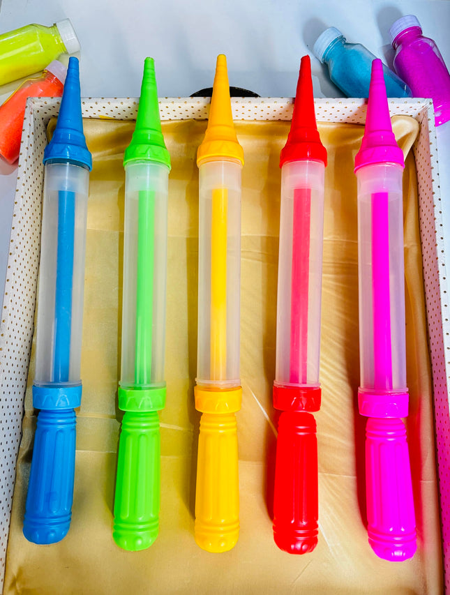 AVIAPLASTIX Pack of 5 Holi Pichkaris - Multicolor, 5 Colors, Unisex, All Ages 