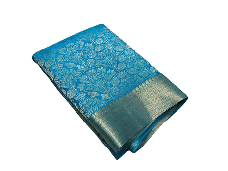 AYYAPPASILK Luxurious Brocade Semi Mysore Silk Saree Elegant Ethnic Wear with Blouse Piece Soft, Comfortable Fabric for Special Occasions 