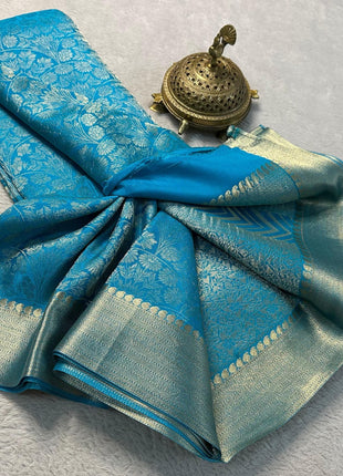 AYYAPPASILK Luxurious Brocade Semi Mysore Silk Saree Elegant Ethnic Wear with Blouse Piece Soft, Comfortable Fabric for Special Occasions 