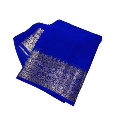 AYYAPPASILK Mysore Silk Women's Saree Elegant Handwoven Traditional Saree with Vibrant Patterns, Perfect for Weddings, Festivals,and Special Occasions 