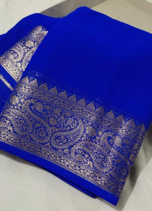 AYYAPPASILK Mysore Silk Women's Saree Elegant Handwoven Traditional Saree with Vibrant Patterns, Perfect for Weddings, Festivals,and Special Occasions 