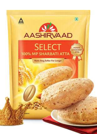 Aashirvaad Select Premium Sharbati Atta for Vegetarian, 10kg 