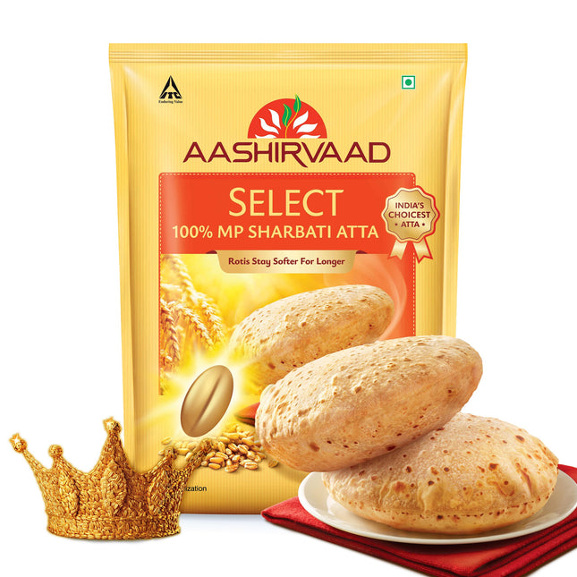 Aashirvaad Select Premium Sharbati Atta for Vegetarian, 10kg 
