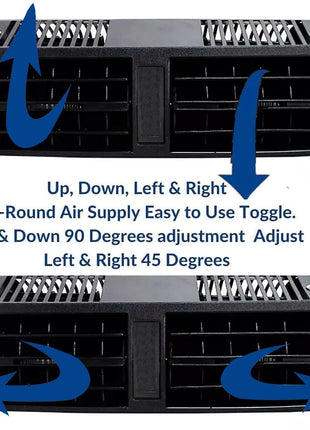 Accedre Jet Air Car A/C Air Circulating Roof Fan Unit 