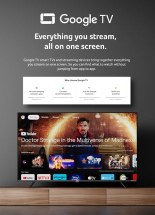 Acer 109 cm (43 inches) Super Series 4K Ultra HD Smart QLED Google TV AR43QDXGU2875AT (Black) 