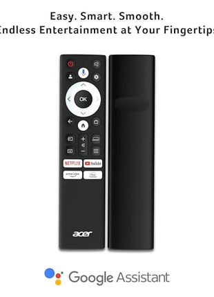 Acer 126 cm (50 inches) Super Series 4K Ultra HD Smart QLED Google TV AR50QDXGU2875AT (Black) 