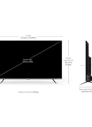 Acer 126 cm (50 inches) Super Series 4K Ultra HD Smart QLED Google TV AR50QDXGU2875AT (Black) 