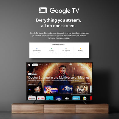 Acer 139 cm (55 inches) Super Series 4K Ultra HD Smart QLED Google TV AR55QDXGU2875AT (Black) 