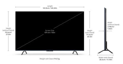 Acer 139 cm (55 inches) W Series 4K Ultra HD QLED Smart Android TV AR55AR2851QD (Metallic Grey) 
