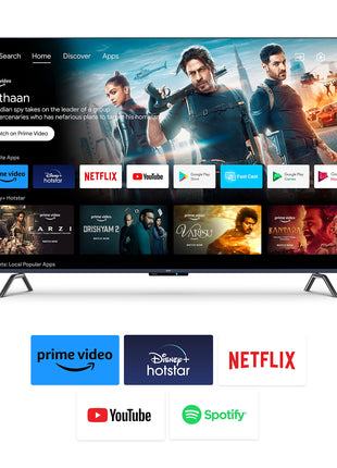 Acer 139 cm (55 inches) W Series 4K Ultra HD QLED Smart Android TV AR55AR2851QD (Metallic Grey) 