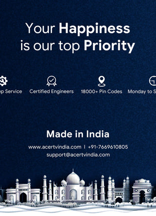 Acer 80 cm(32 inches) Advanced N Series Standard LED TV AR32NSV53HDFL (Black) 