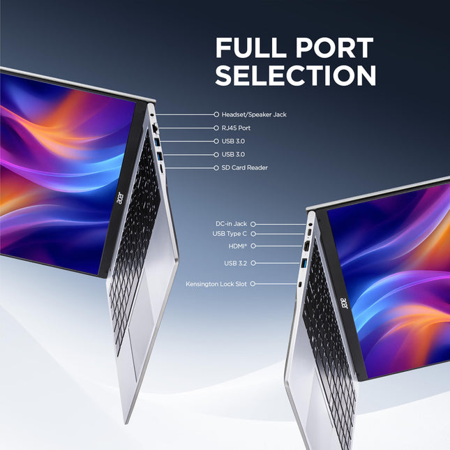 Acer Aspire 3 12th Gen Intel Core i3-1215U Premium Laptop (16GB RAM/512GB SSD/Windows 11 Home) A325-51,15.6" Full HD IPS Display, 54Whr Battery, Silver, 1.69 Kg 