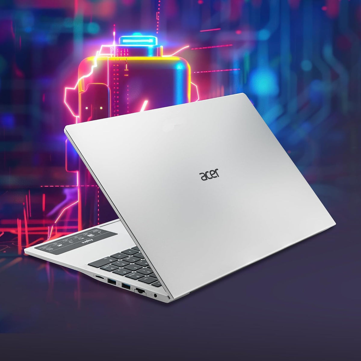Acer Aspire 3 (2025) Intel Core i5 13th Gen 1334U - (16 GB/512 GB SSD/Intel UHD Graphics/Windows 11 Home) Thin and Light Laptop/15.6" FHD IPS Display/Metal Body/Silver/1.5 Kg/MSO 2021/3 Years Warranty 