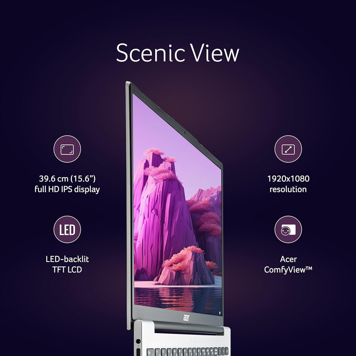 Acer Aspire 3 (2025) Intel Core i5 13th Gen 1334U - (16 GB/512 GB SSD/Intel UHD Graphics/Windows 11 Home) Thin and Light Laptop/15.6" FHD IPS Display/Metal Body/Silver/1.5 Kg/MSO 2021/3 Years Warranty 