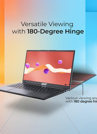 Acer Aspire 3 Intel Core i5-1235U Processor Laptop with 35.56 cm (14") FHD LED-Backlit IPS Display (16GB RAM/512GB SSD/WiFi 6/Intel Graphics/Win11Home) A324-51, Backlit Keyboard, Steel Gray, 1.45KG 