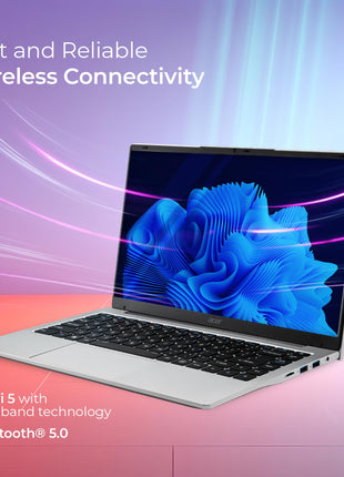 Acer Aspire 3 Laptop Intel Core Celeron N4500 Processor Laptop (8 GB LPDDR4X SDRAM/512 GB SSD/Win11 Home/38 WHR/HD Webcam) A324-45 with 35.56 cm (14") HD Display, Pure Silver, 1.3 KG 