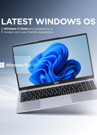 Acer Aspire 3 12th Gen Intel Core i3-1215U Premium Laptop (16GB RAM/512GB SSD/Windows 11 Home) A325-51,15.6" Full HD IPS Display, 54Whr Battery, Silver, 1.69 Kg 