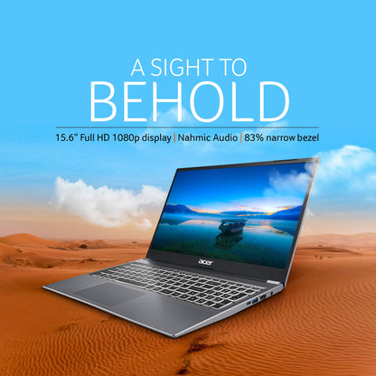 Acer Aspire Lite 13th Gen Intel Core i3-1305U Thin and Light Premium Laptop (Windows 11 Home/8 GB RAM/512GB SSD/36 WHR) AL15-53 with 39.62cm (15.6") Full HD Display, Metal Body, Steel Gray, 1.59 KG 