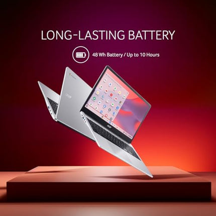 Acer Chromebook CB315-4H Intel Celeron N4500 (Chrome OS/8 GB RAM/128 GB/WiFi 6) 39.6 cm (15.6") Full HD, Silver, 1.6 KG, 3 Months Google One AI Premium Plan with Gemini Advanced & 2TB Cloud Storage 