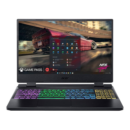 Acer Nitro 5 12th Gen Intel Core i5-12450H Gaming Laptop (16 GB RAM/512 GB SSD/RTX 3050 Graphics/144 Hz/RGB Backlit/Win11 Home) AN515-58 with 39.62 cm (15.6") FHD IPS Display, Obsidian Black, 2.5 KG 