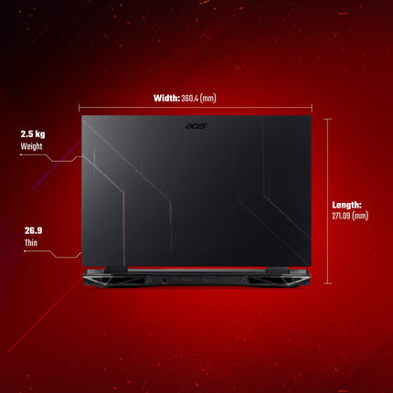 Acer Nitro 5 Gaming Laptop AMD Ryzen5-6600H- (Windows 11 Home/16 GB/ 1 TB SSD/NVIDIA GeForce RTX 3050 4 GB Graphics/165Hz)| AN515-46 with 39.6 Cm (15.6 Inch) IPS Display 